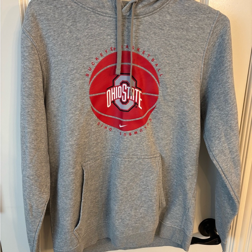 Nike Men’s Gray Ohio State Basketball Hoodie